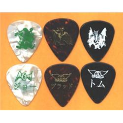 Aerosmith Japan guitar pick set of 3.  This is a set of 3 original Aerosmith touring guitar picks…