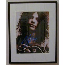 Slash / Guns and Roses hand signed photo.  This is a hand signed B/W 8X10 photo from Slash (GnR f…