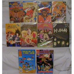 Set of 10 assorted Rock N' Roll Comic Books.  This is a set of 10 Rock N' Roll comic books from a…