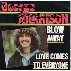 Picture Sleeve from France by George Harrison featuring the singles Blow Away and Love Comes to E…