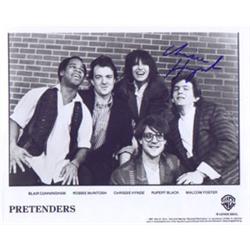 An 8 x 10, B/W promo of The Pretenders hand signed by Chrissie Hynde.…