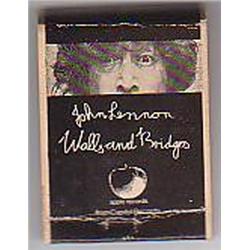 "Listen To This Matchbook" promoting John Lennon's release of his album,Walls and Bridges signed …