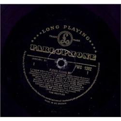 A rare copy of the Beatles first album Please Please Me on Black and Gold Label. This copy has se…