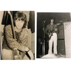 Eric Clapton B/W Photos With Copyright. 2 black and white original photographs of Eric Clapton. O…