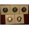 Image 2 : 3. Set Of 5 2008-S Proof 90% Silver Statehood Quarters – Ok, Nm, Az, Hi, AK