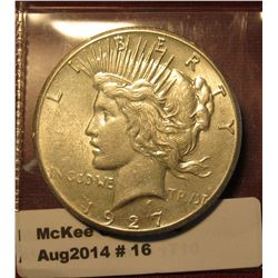 16.1927 P Peace Dollar AU