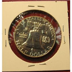 19.1957 P Proof Franklin Half