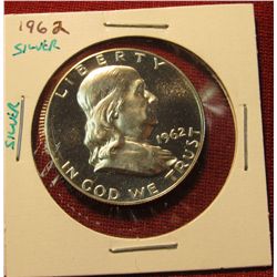 23.1962 P Proof Franklin Half