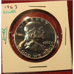 24.1963 P Proof Franklin Half