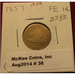 38. 1857 U.S. Flying Eagle Cent. G-4.