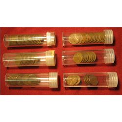 46. (6) 1953 P Shift 3 Mint error Lincoln Cents; (8) 1950 S Cents; (10) Damaged Planchet Lincoln Cen