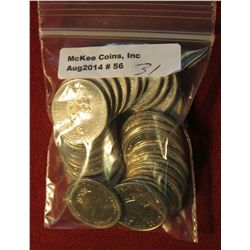 56. (31) 1867-1992 New Brunswick, Canada Commemorative Quarters. Gem BU .