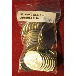 59. (30) 1867-1992 New Foundland, Canada Commemorative Quarters. Gem BU .