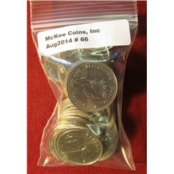 66. (26) 1867-1992 Alberta, Canada Commemorative Quarters. Gem BU .