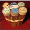 Image 2 : 71. Over 100 Lincoln Cent Minting Errors in (6) Plastic tubes. Includes clogs, shifts, & etc.