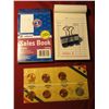 Image 1 : 73. 1982 Seven-piece Variety Cent Set & (2) Receipt books.