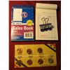 Image 2 : 73. 1982 Seven-piece Variety Cent Set & (2) Receipt books.