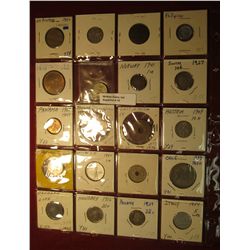 78. (20) Various Foreign Coins from countries such as Lebanon, Seychelles, Panama, Vatican, Chile, &