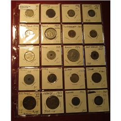 80. (20) Various Foreign Coins from countries such as Romania, Iceland, Greece, France & etc. In a p