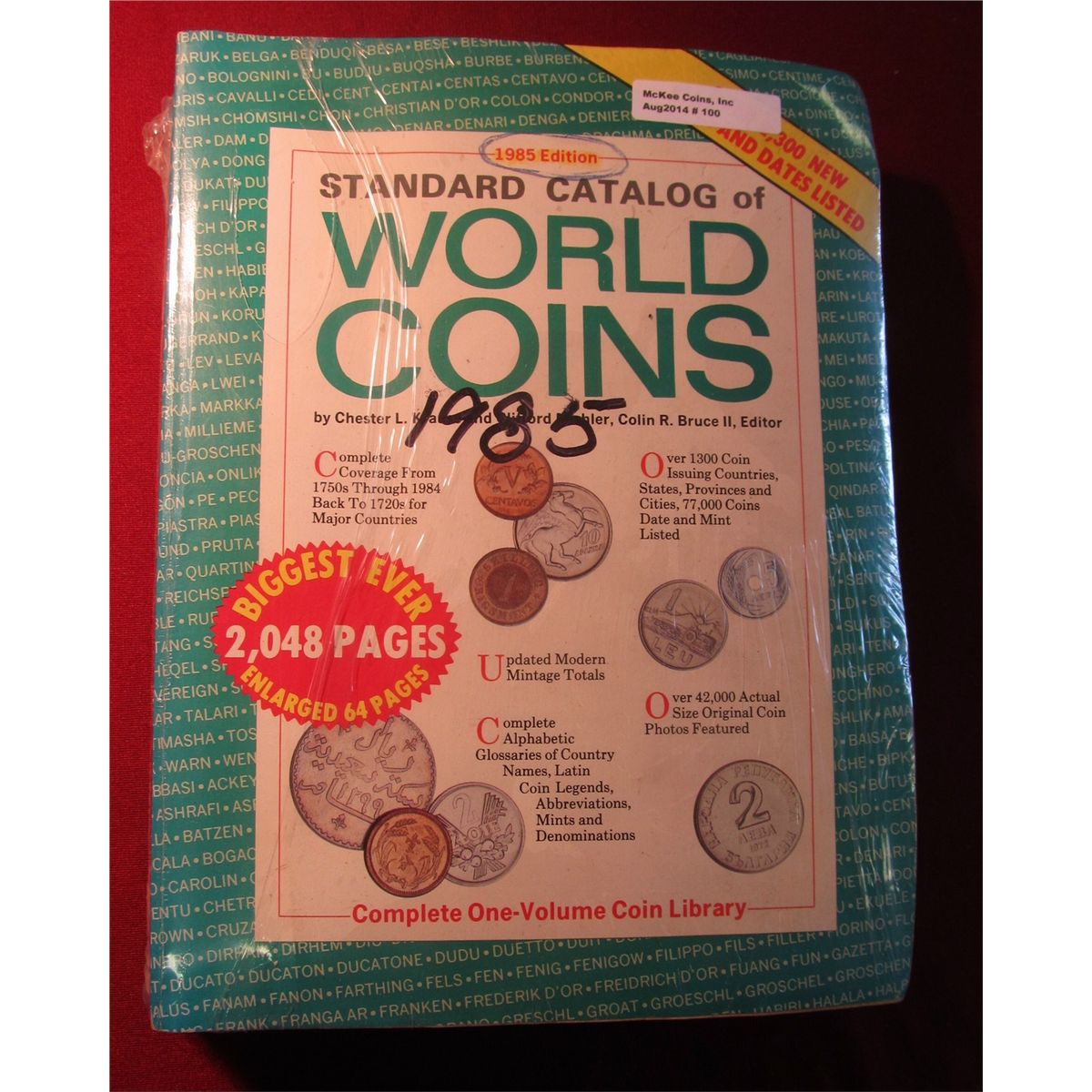 100. 1985 Standard Catalog of World Coins. By Chester L. Krause and