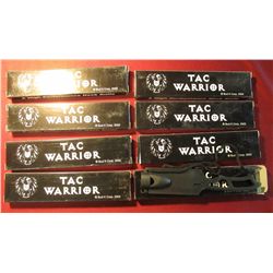 106. (8) #17 BK430 Tac Warrior Necklace Knives in original boxes. Manufactured in 2002 by BU d K Cor
