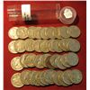 Image 1 : 116. Roll Of (40) Full Date Buffalo Nickels. All Dated 1938 Or Earlier. Stored In A Plastic Tube.