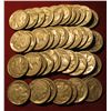 Image 1 : 119. Roll Of (40) Full Date Buffalo Nickels. All Dated 1938 Or Earlier. Stored In A Plastic Tube.