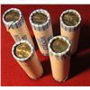 Image 2 : 132. (5) Original Gem BU  Bank-wrapped Rolls of Jefferson Nickels, includes Ocean in View, (2) 2006 