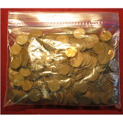 134. (351) Mixed Date & Grade Wheat Cents. Some Appear To Be Near BU .