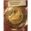 Image 1 : 137. 1833 "First National Temperance Convention" Proof Bronze Medal. Encapsulated. 44mm.