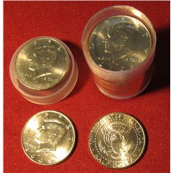 140. 2005 P Original Gem BU  Roll Of Kennedy Half Dollars In A Plastic Tube. (20 Pcs.).