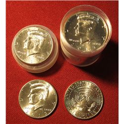 143. 2013 D Original Gem BU  Roll Of Kennedy Half Dollars In A Plastic Tube. (20 Pcs.).