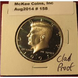 158. 1991 S Kennedy Half Dollar. Cameo Frosted Proof 65.