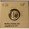 Image 1 : 171. 1936 P Mercury Dime. Choice BU .