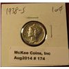 Image 1 : 174. 1938 S Mercury Dime. Unc.