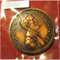 210. Large Souvenir Penny of Natural Bridge, Va.. 3" diameter. Rare and unlisted in  "Large Lucky So