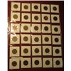 Image 2 : 216. Plastic Stock page containing (30) Lincoln Cents in 1 1/2" x 1 1/2" holders. Includes some Proo