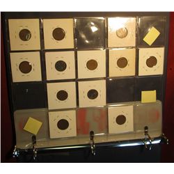 219. (3) Ring Binder Notebook with one plastic page containing 1909P, 10P, 11P, D, 12P, D, 13P, D, S