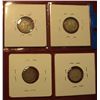 Image 2 : 226. 1902, 03, 03h, & 04 Canada Five Cent Silvers. G-VG.