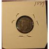 Image 2 : 233. 1889 Canada Five Cent Silver. VG.