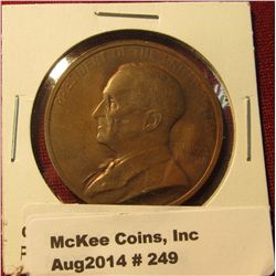 249. Harry S. Truman Inauguration Medal – Bronze, Produced By Us Mint, Toned