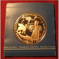 303. "1773-1973 The Charleston Museum Oldest Museum in America" Proof Bronze Medal. 1 1/2" diameter.