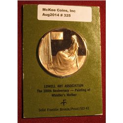 325. "100th Anniversary Arrangement in Grey & Black No.1 The Artist's Mother by James McNeill Whistl