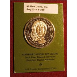 330. "Roald Amundsen Antarctic Explorer South Pole, Dec. 14, 1911, Canterbury Museum, New Zealand So