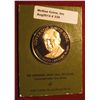 Image 1 : 336. "The Governor David Hall Inaugural Commemorative Coin-Medal" Proof Bronze Medal. 1 1/2" diamete