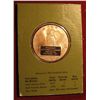 Image 2 : 340. "Apollo 14 Shepard Roosa Mitchell" Proof Bronze Medal. 1 1/2" diameter. In original holder as i