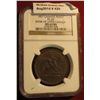 Image 1 : 420. 1857 Large Cent Bank of Upper Canada. NGC 63BN #3704303-008.