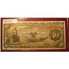 Image 1 : 448. Series C. 1914 Gobierno Provisional de Mexico $10 Peso Banknote. Choice CU. Scarce.