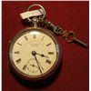 Image 1 : 660. The Sheffield Key Wind Watch. Silver case with hallmarks. Includes key. Does not run.