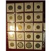 Image 2 : 666. (20) World Coins in a plastic page. All identified and in 2" x 2" holders, includes El Salvador
